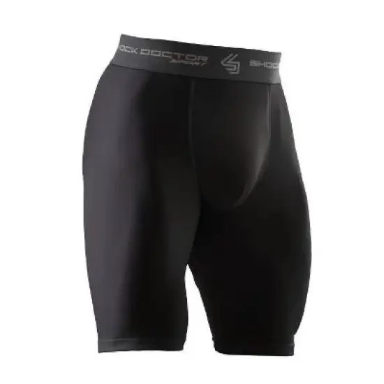 Shock Doctor Compression Shorts with Cup Adult - Black M image {2}