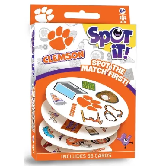 MasterPieces Officially Licensed NCAA Clemson Tigers Spot It Game for Kids and Adults image {1}