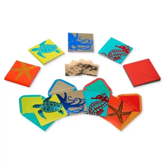 Blank Card Graphic Sea Life - PAPYRUS image {1}