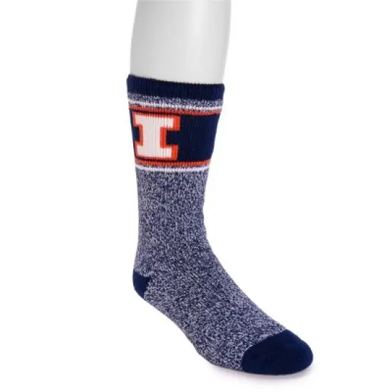 Game Day Unisex Heat Retainer Socks -Illinois OS (W7-13; M6-12) image {1}