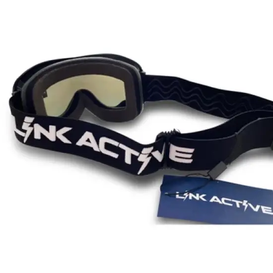 Link Active Ski Goggles VLT% 8.6 OTG UV Protection Lightweight Anti Fog Anti Slip Helmet Compatible Ski/Snow Boarding/Snowmobiling For Adult/Youth image {2}