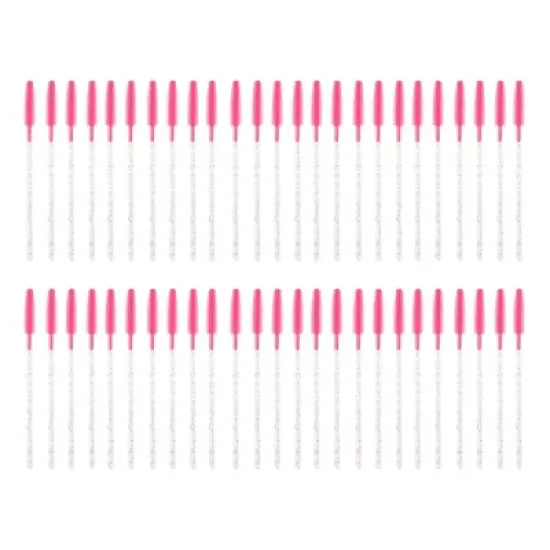 Unique Bargains Portable Silicone Eyelash Brush 50 Pcs image {10}