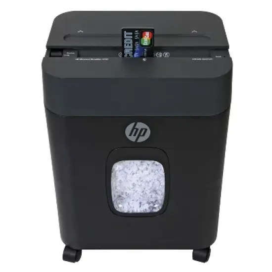 HP Inc. HP-MC83 8-Sheet Microcut Shredder in Gray image {4}
