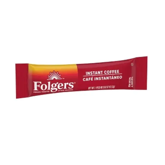 Folgers Classic Roast Single Serve Medium Roast Instant Coffee Packets, 7ct (Pack of 4) image {2}