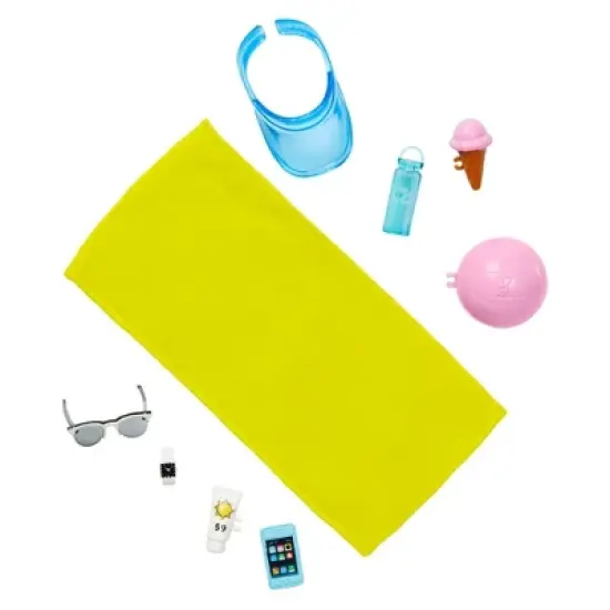 Barbie Ken Doll with Swim Trunks and Beach-Themed Accessories (Target Exclusive) image {4}