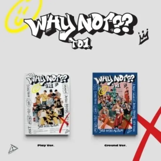 Why Not?? - incl. 80pg Photo Book, Envelope, TO1 Logo Sticker Set, TO1 Face Sticker Set, Unit Pop-Up Card, Message Card, Lenticular Photo Card, Photo image {1}