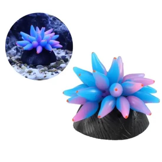 Unique Bargains Silicone Aquarium Simulation Bubble Coral Fish Tank Landscape Decoration 2.56"x2.76" 1 Pc image {4}