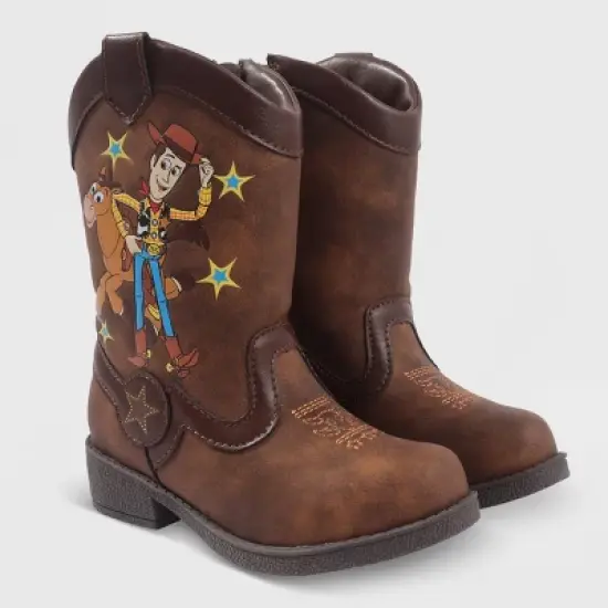 Toddler Toy Story Pull-On Boots - Brown image {4}