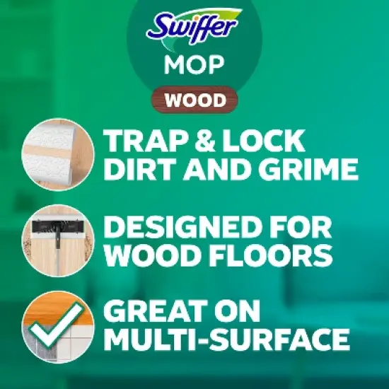 Swiffer Sweeper Wet Refill Wood - Citrus - 20ct image {2}