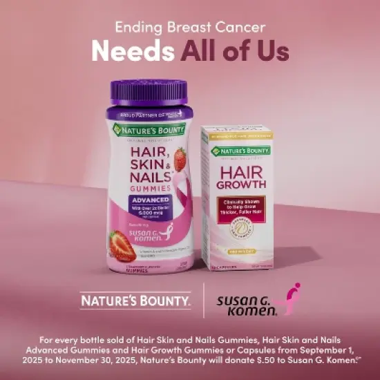 Nature's Bounty Optimal Solutions Advanced Hair, Skin & Nails Gummies with Biotin - 80ct image {2}