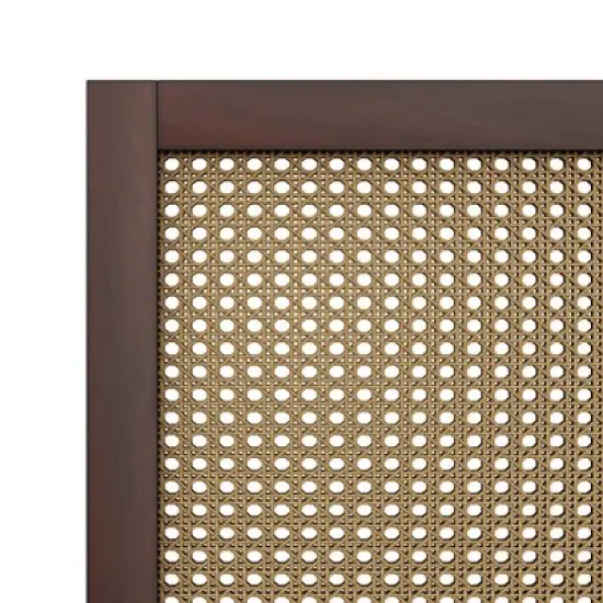 Serena Wood and Cane Panel Headboard with Frame - Hillsdale Furniture image {7}