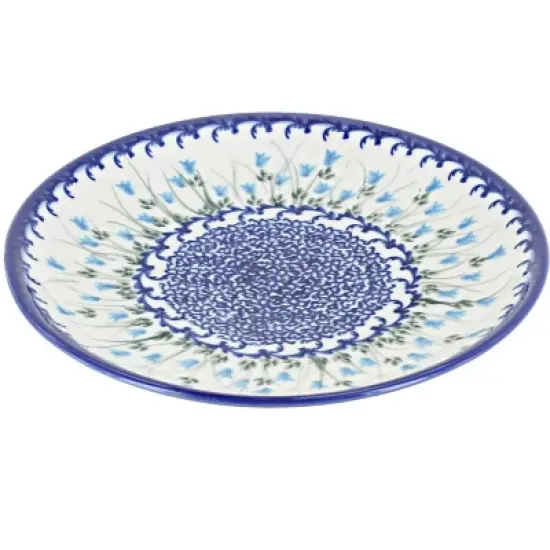 Blue Rose Polish Pottery Vena Dessert Plate image {11}