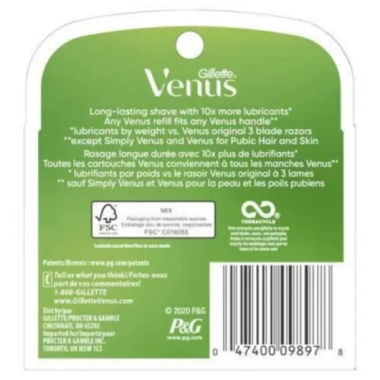 Venus Extra Smooth Women's Razor Blade Refills image {9}