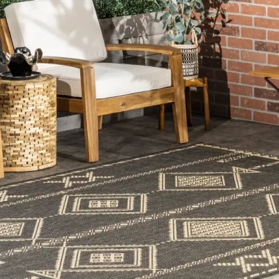 nuLOOM Aria Global Transitional Indoor and Outdoor Area Rug image {8}