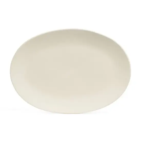 over&back Coupe Hand-Finished Stoneware Oval Serving Platter Semi-Matte image {12}