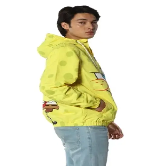 Members Only Men's Spongebob Windbreaker Jacket image {1}