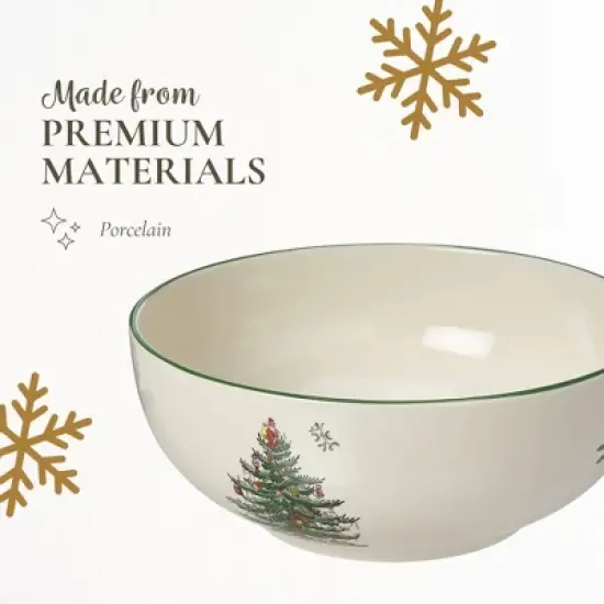 Spode Christmas Tree 5.5 Inch Fruit Salad Bowls, Set of 4 image {3}