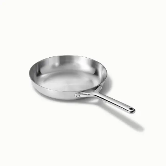Caraway Home 10.5" Stainless Steel Fry Pan: Lifetime Warranty, Hand Wash, Gas & Induction Compatible, 2.7 Volume Capacity image {1}
