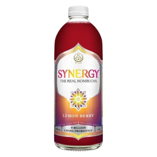 Synergy The Real Kombucha, Lemon Berry - 48oz image {4}