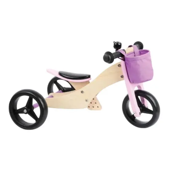 Small Foot Wooden 2-in-1 Tricycle & Balance Bikes image {6}