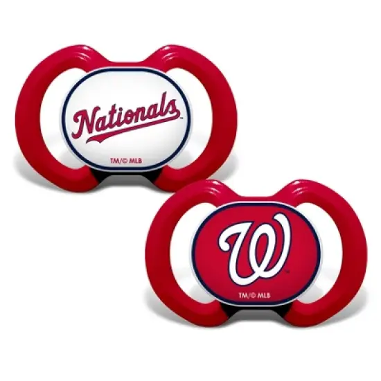 BabyFanatic Officially Licensed Pacifier 2-Pack - MLB Washington Nationals image {5}