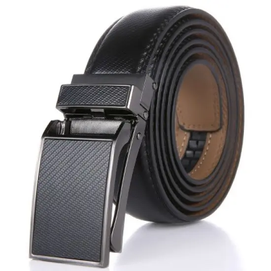 Men's Grid Design Ratchet Belt image {5}