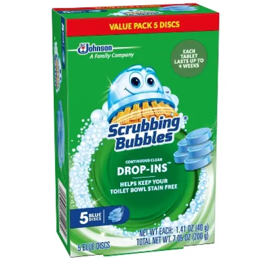 Scrubbing Bubbles Continuous Clean Drop-Ins Toilet Bowl Cleaner image {9}