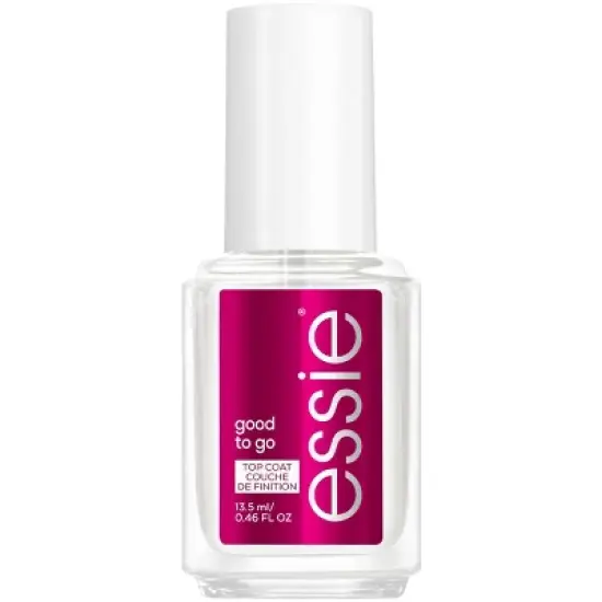 essie Good to Go Top Coat - fast dry and shine - 0.46 fl oz image {1}