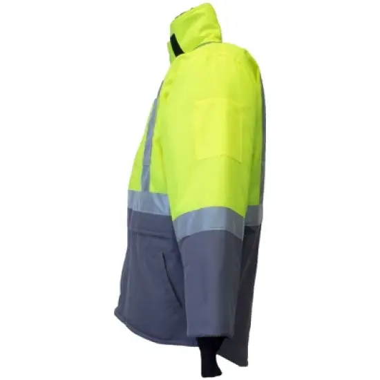 RefrigiWear High Visibility Freezer Edge Insulated Jacket with Reflective Tape image {3}
