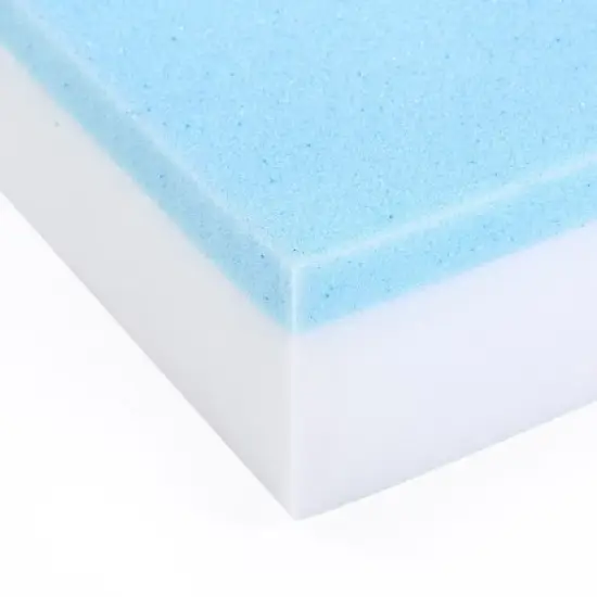 Cheer Collection 4" Four-Fold Sofa Bed with 1" Gel Infused Memory Foam image {14}