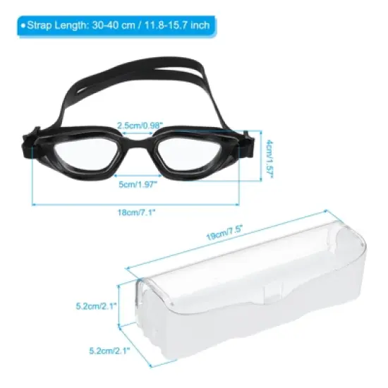 Unique Bargains Pool Sun Ray Resistance Surfing Swim Goggle image {1}