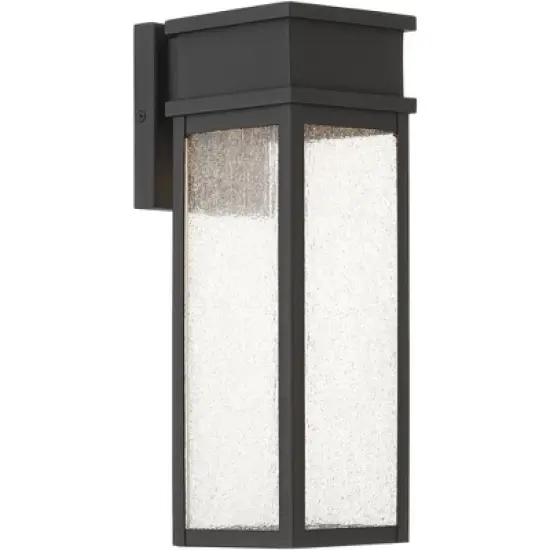 John Timberland Sintef 14 1/4" High Sand Black LED Outdoor Wall Light image {5}