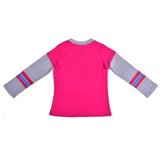 Sesame Street Girl's Double Layer Sleeve Graphic Tee for infant image {2}