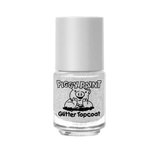 Piggy Paint Non-Toxic Nail Polish Basecoat + Glitter Topcoat Set Kids' - 0.24 fl oz/2ct image {7}