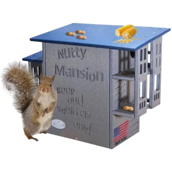 JCS Wildlife Nutty Mansion Squirrel House &ndash; Spacious, Durable, and Eco-Friendly Shelter for Backyard Wildlife image {10}