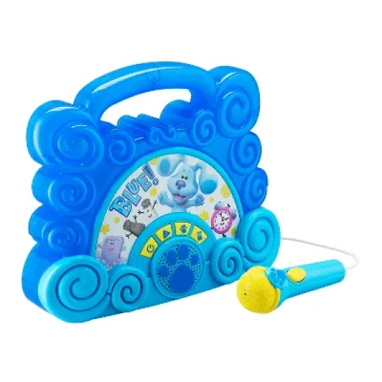 eKids Blue's Clues Karaoke Boombox for Kids - Blue (BC-115.EMv0OL) image {2}