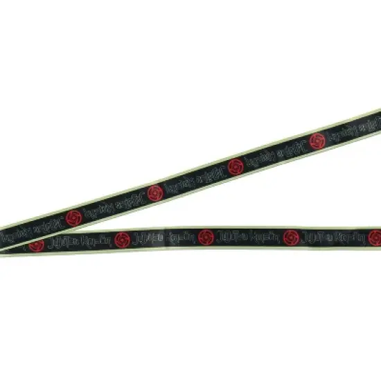 Jujutsu Kaisen Chibi Panel ID Badge Holder Lanyard w/ Rubber Charm Pendant image {2}