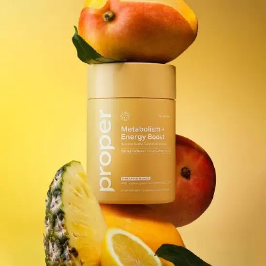 Proper The Yellows Metabolism + Energy Dietary Supplement Powder - 5.92oz image {2}