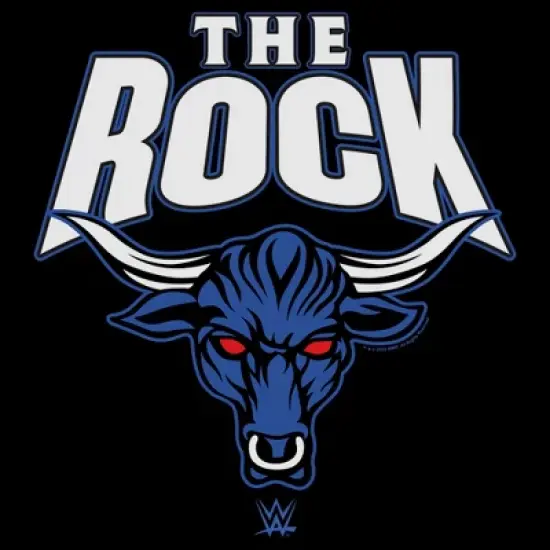 Women's WWE The Rock Bull Logo T-Shirt image {1}