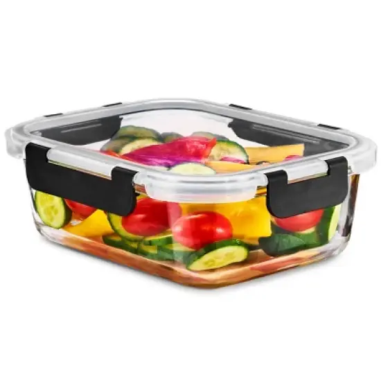 Sorbus Food Prep and Storage Container &ndash; Single Glass Meal Prep Container with Lid image {10}