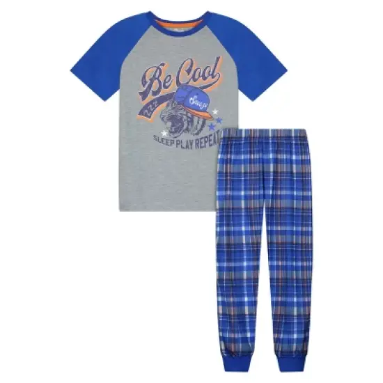 Sleep On It Boys Be Cool 2-Piece Pajama Sleep Pants Set image {6}