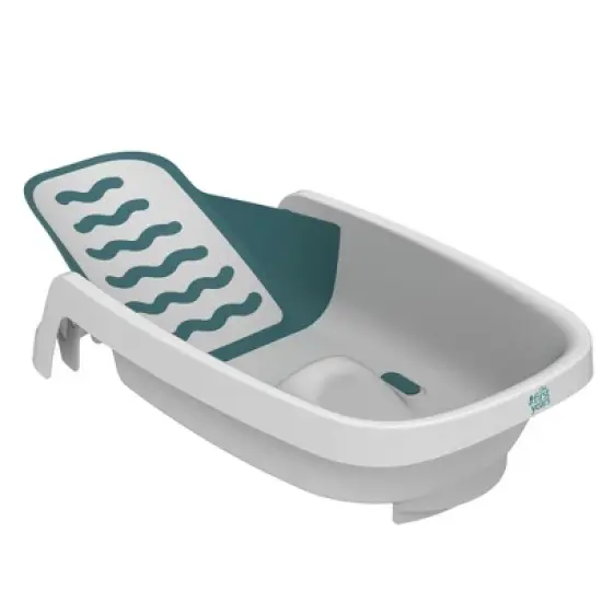 The First Years Sure Comfort 4-in-1 Reclining Newborn to Toddler Baby Bathtub - White image {6}