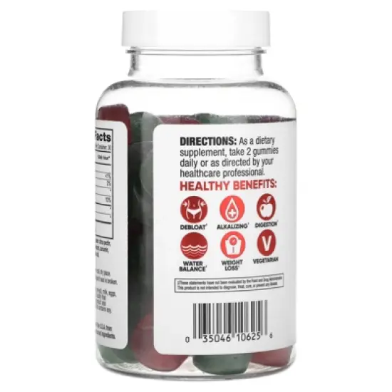 DietWorks Apple Cider Vinegar, Reduce Bloat and Water Weight, Naturally Alkalizing Gummies, Supports Healthy Digestion, Natural and Delicious, Apple image {2}