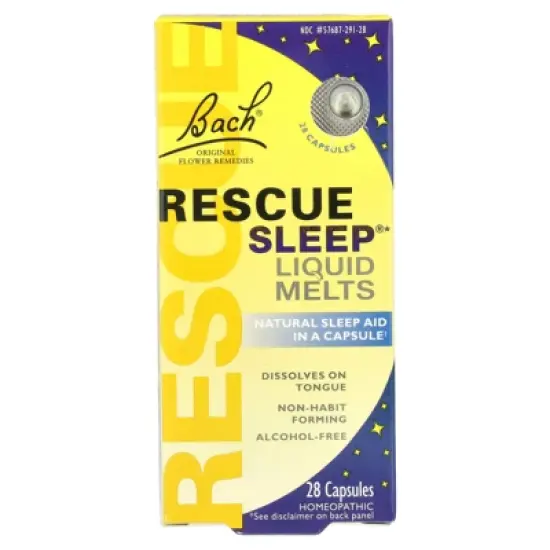 Bach Rescue Sleep&reg; Liquid Melts, 28 Capsules image {3}