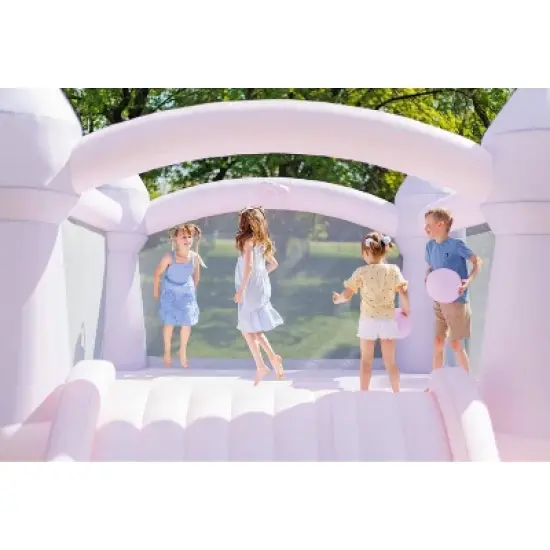 Bounceland Party Castle Cotton Candy Bounce House - Pink image {6}