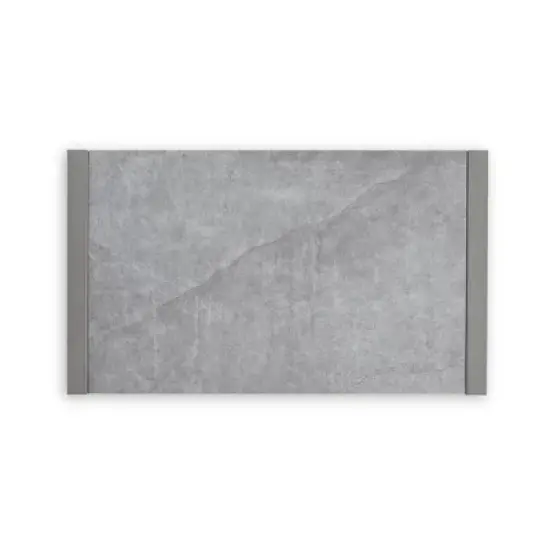 Signature Design by Ashley Agoda Pearl Outdoor Coffee Table - Weather Resistant Aluminum Frame with Gray Stone Top image {3}