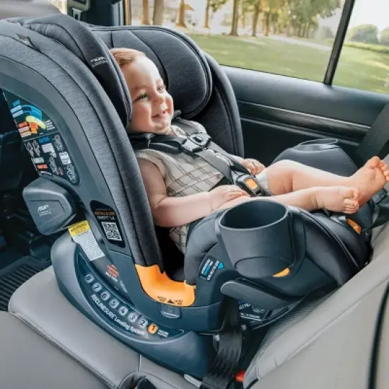 Chicco OneFit LX ClearTex All-in-One Convertible Car Seat - Smoke image {2}