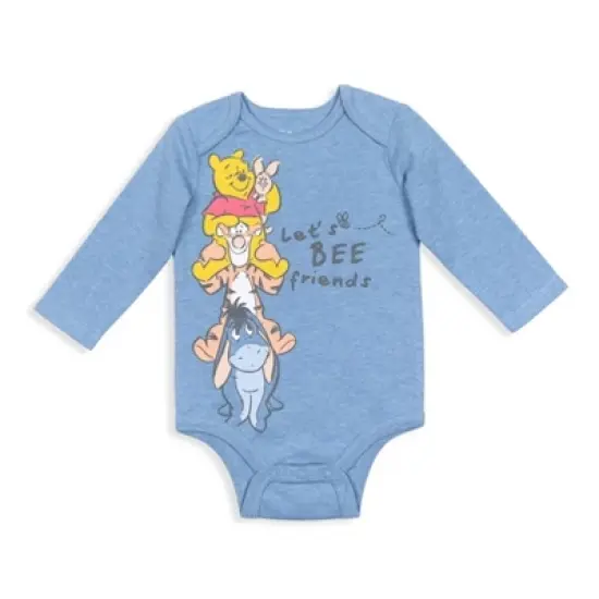 Disney Lion King Winnie the Pooh Mickey Mouse Baby 5 Pack Bodysuits Newborn to Infant image {3}