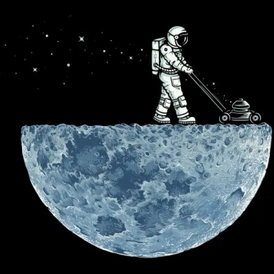 Women's Design By Humans Mown By Buko Racerback Tank Top image {1}