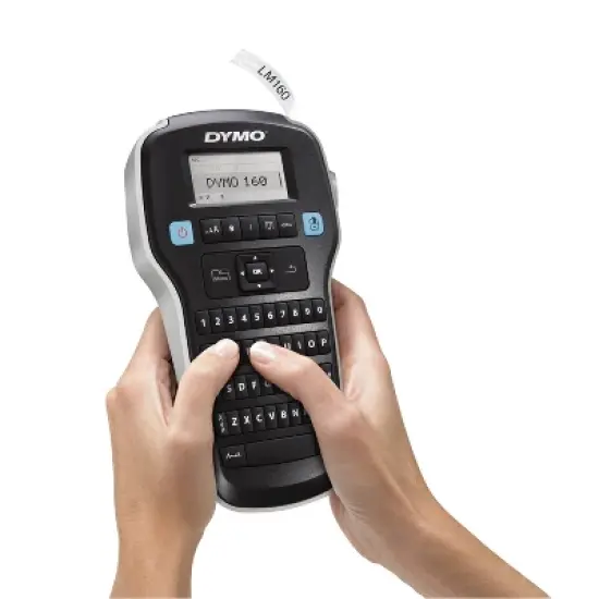 DYMO Label Manager 160 Portable Label Maker: Battery-Powered, Includes AA Alkaline Batteries, Black, Plastic, 1-Year Warranty image {3}